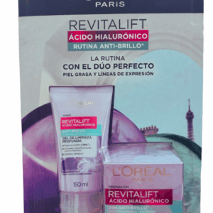 LOREAL REVITALIFT RUTINA ANTI-BRILLO ACIDO HIALURONICO